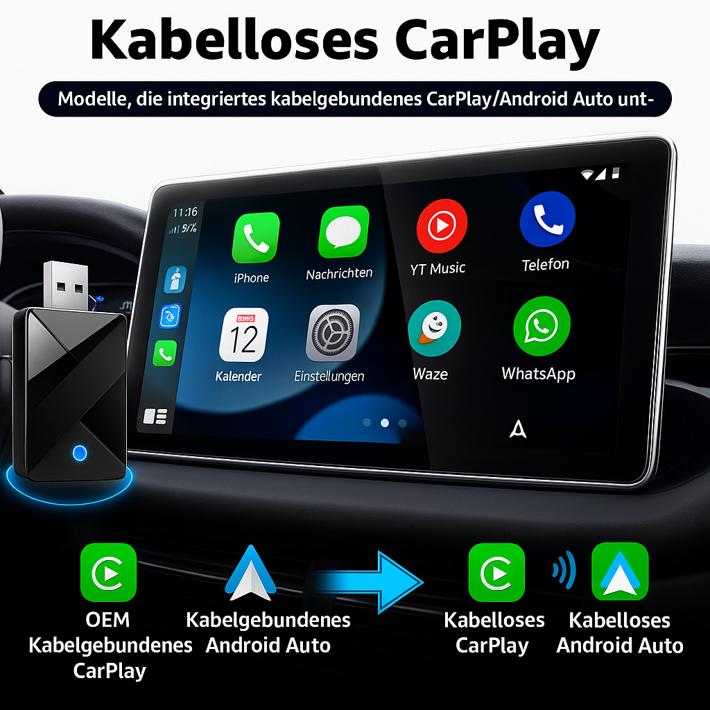 Verwandle Dein Auto in ein Smartcar – CarPlay in 1 Minute aktiviert